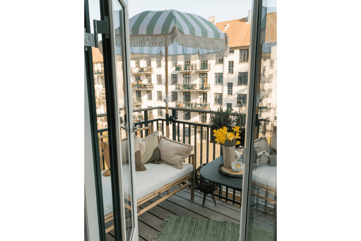 Beate bambus loungesofa - højre