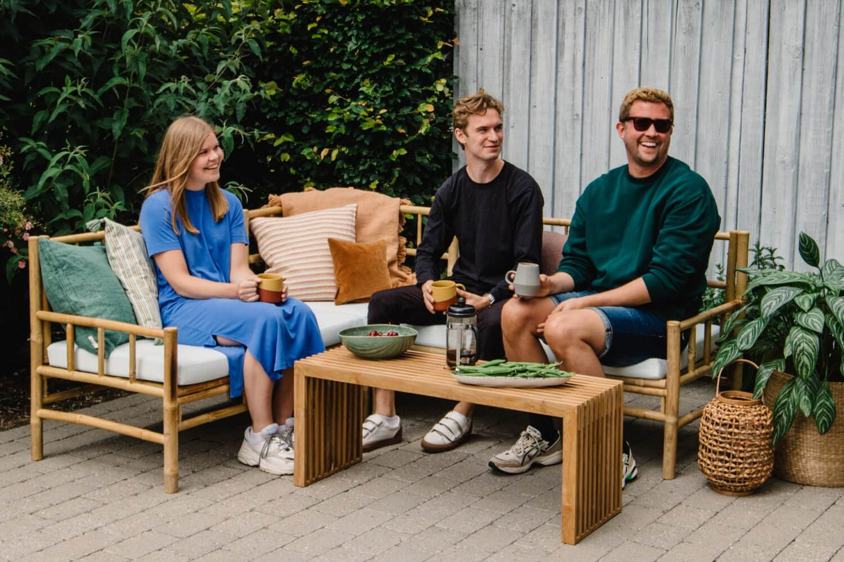 Beate bambus loungesofa - hjørne