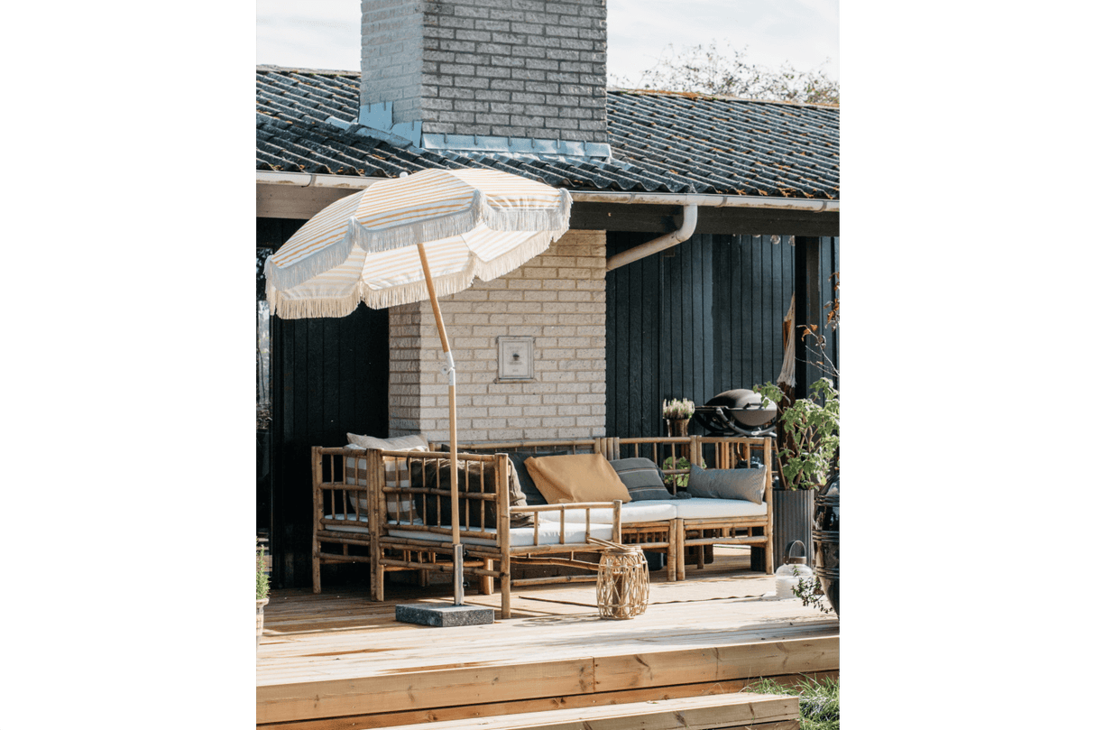 Beate bambus loungesofa - hjørne