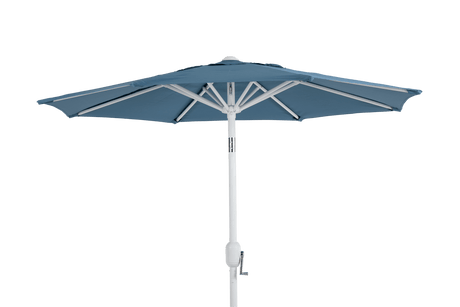 Cambre ensfarvet parasol m/hvid stang Ø200 cm