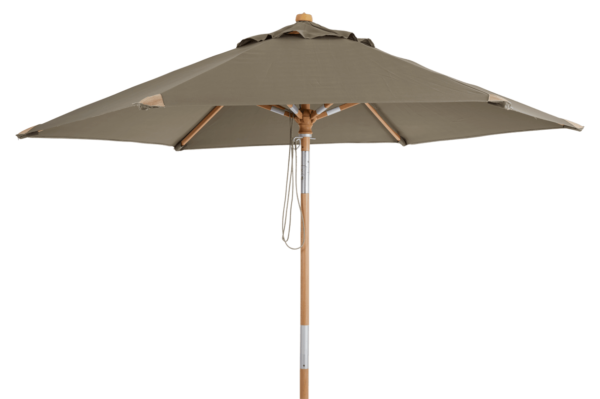 Trieste ensfarvet parasol med knæk Ø250 cm