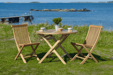 Turin teak klapstol uden armlæn