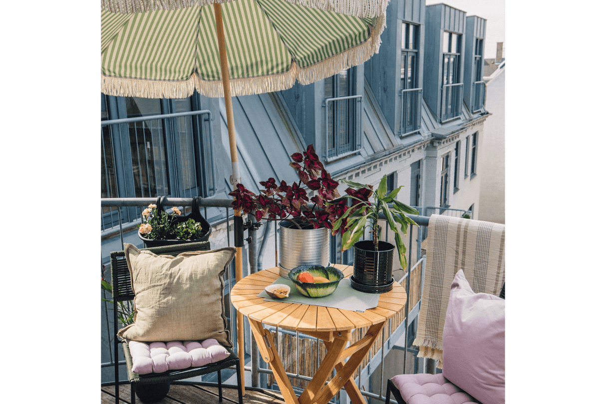 Carl parasolbeslag til lodrette runde stænger