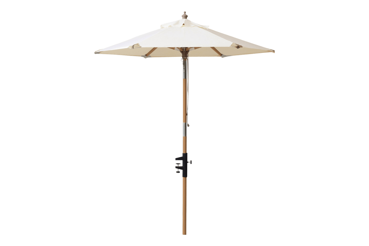 Cecilie ensfarvet parasol inkl. beslag  Ø180 cm