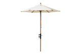 Cecilie ensfarvet parasol inkl. beslag  Ø180 cm