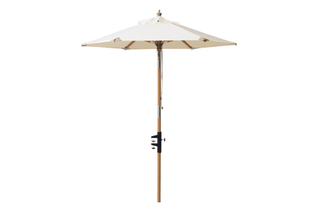 Cecilie ensfarvet parasol inkl. beslag  Ø180 cm