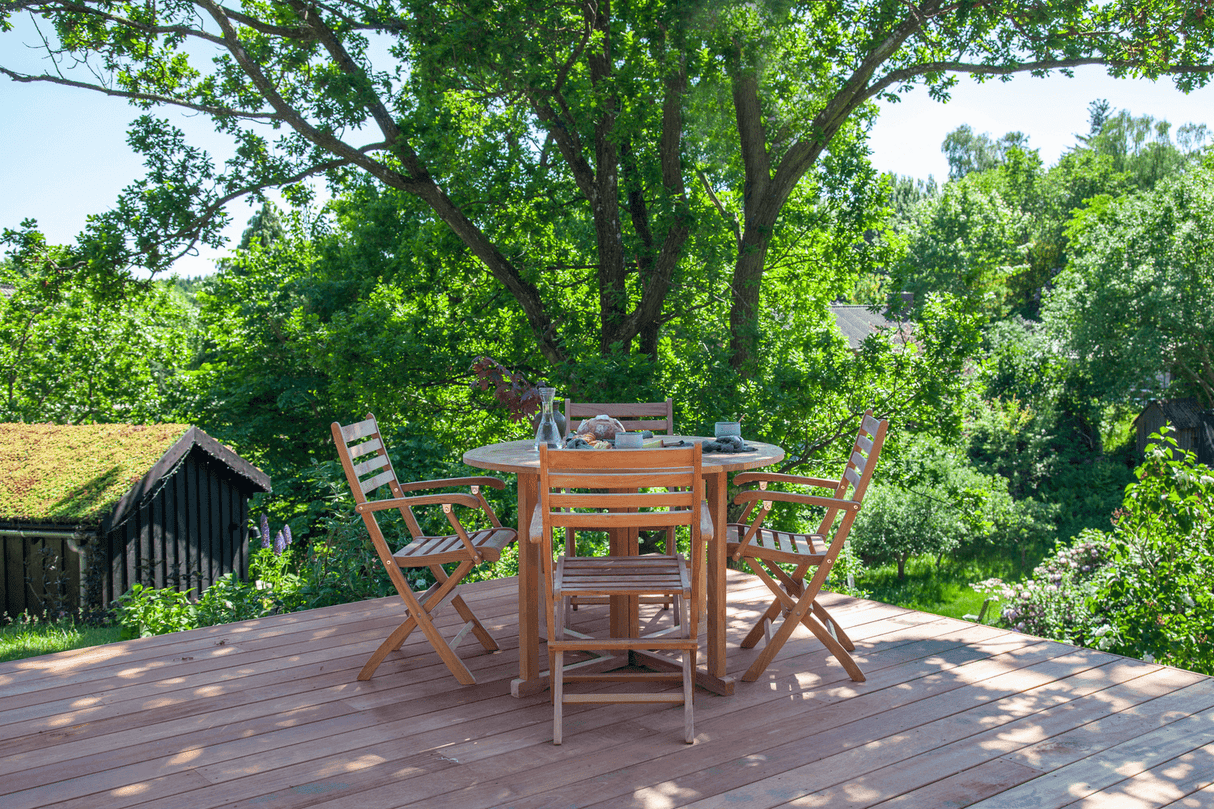 Butterfly klapbord Ø110 cm