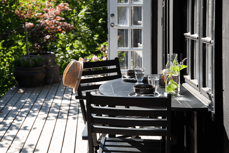 Butterfly klapbord Ø110 cm