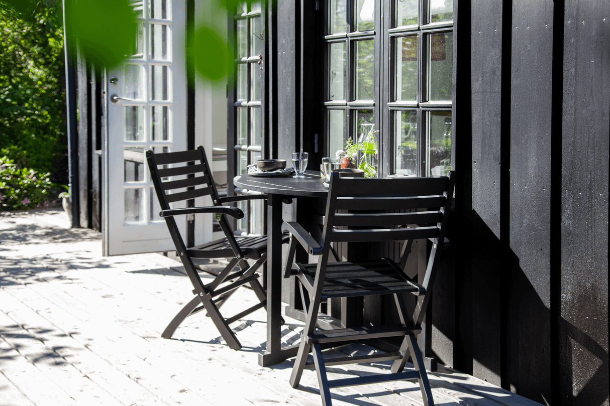 Butterfly klapbord Ø110 cm