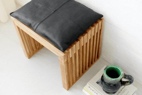 Læderhynde 73 x 35 cm