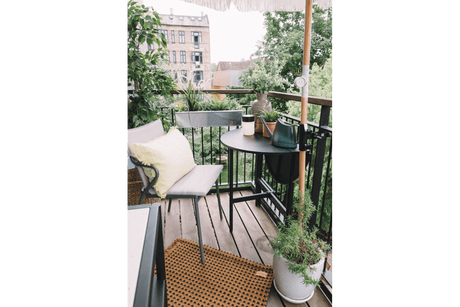 Clara gateleg metalbord Ø80 cm