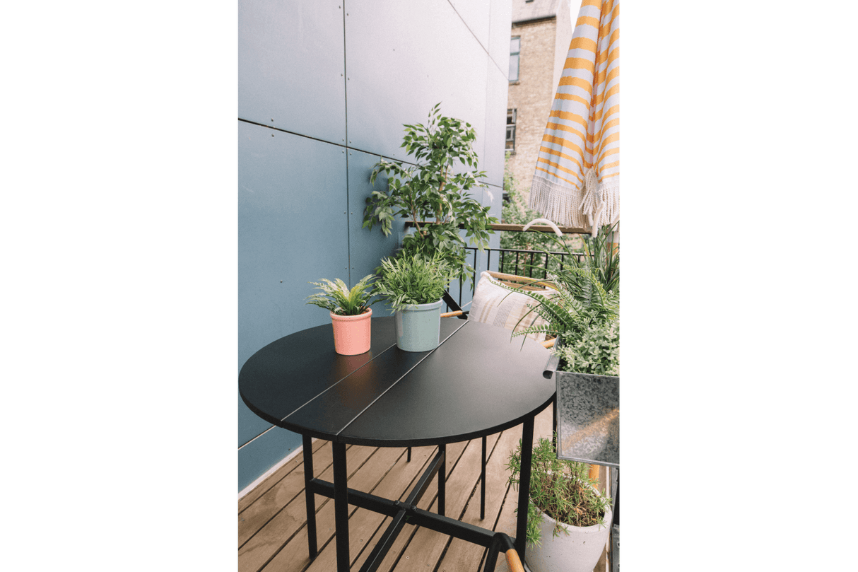 Clara gateleg metalbord Ø80 cm