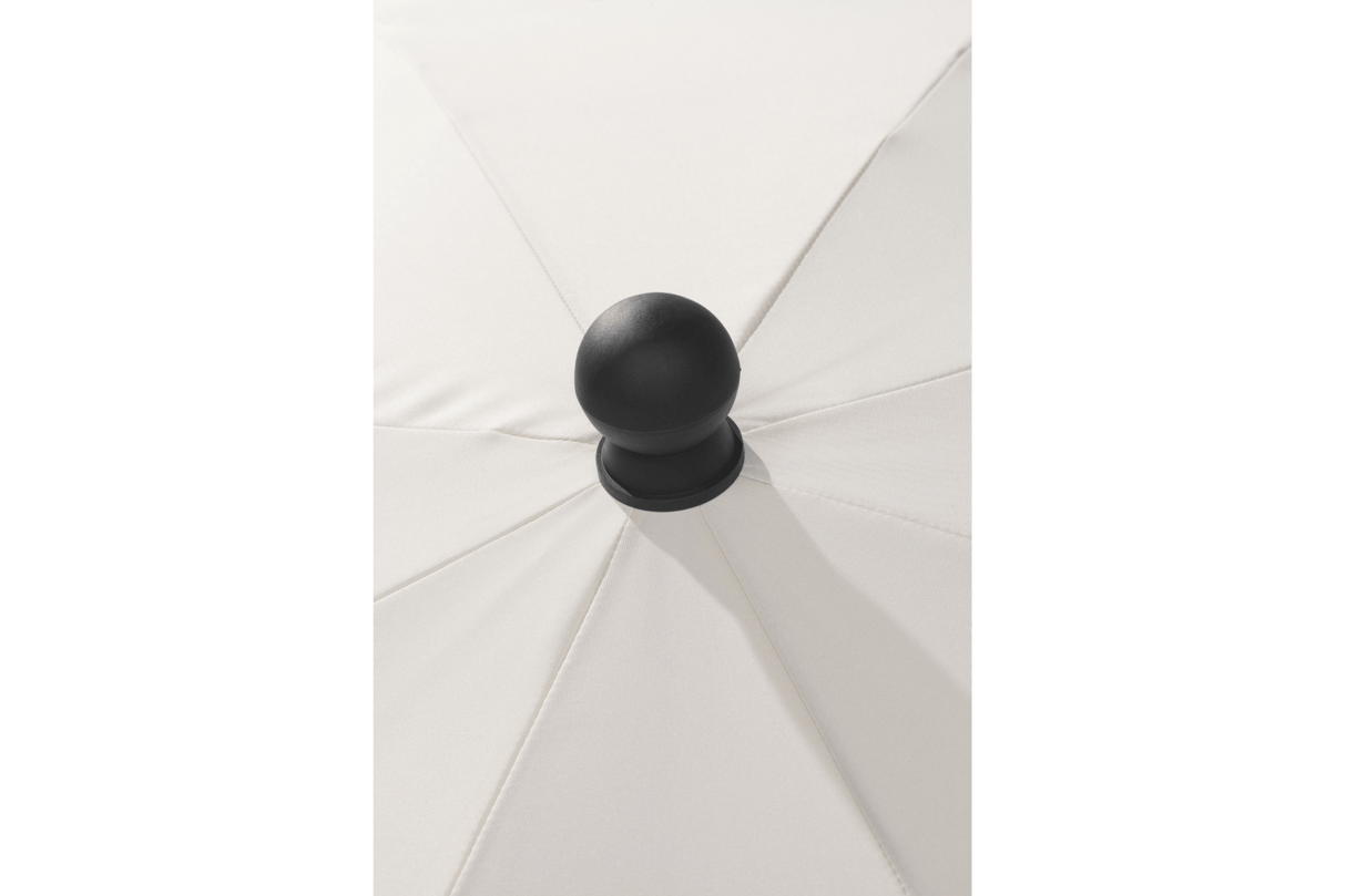 Ellen ensfarvet parasol med knæk Ø130 cm