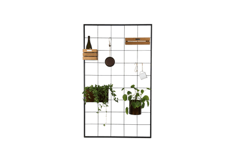 Fiona sort plantekasse til gitter 14 x 14 / 17 x 17 cm