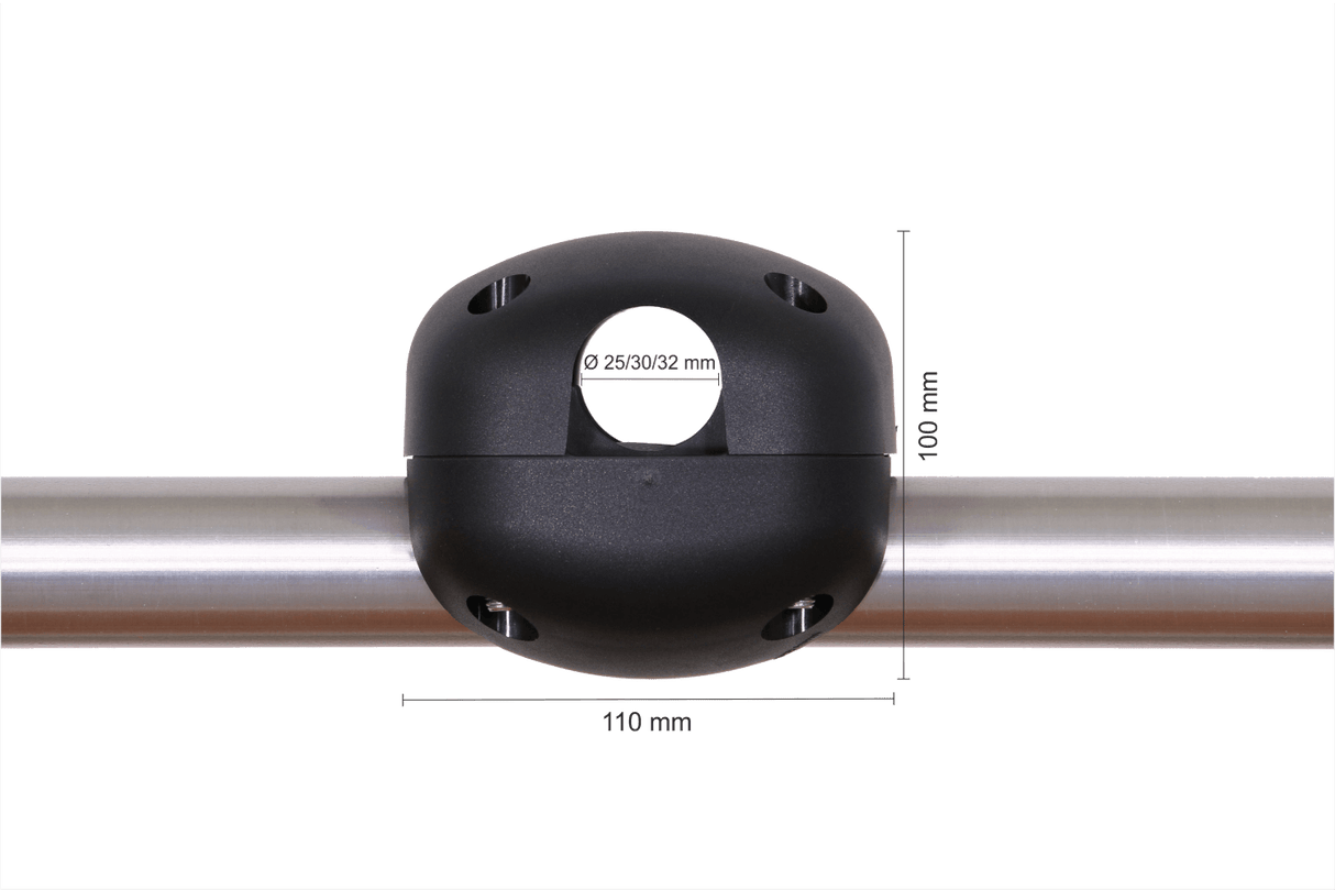 Foxi parasolbeslag til runde rør