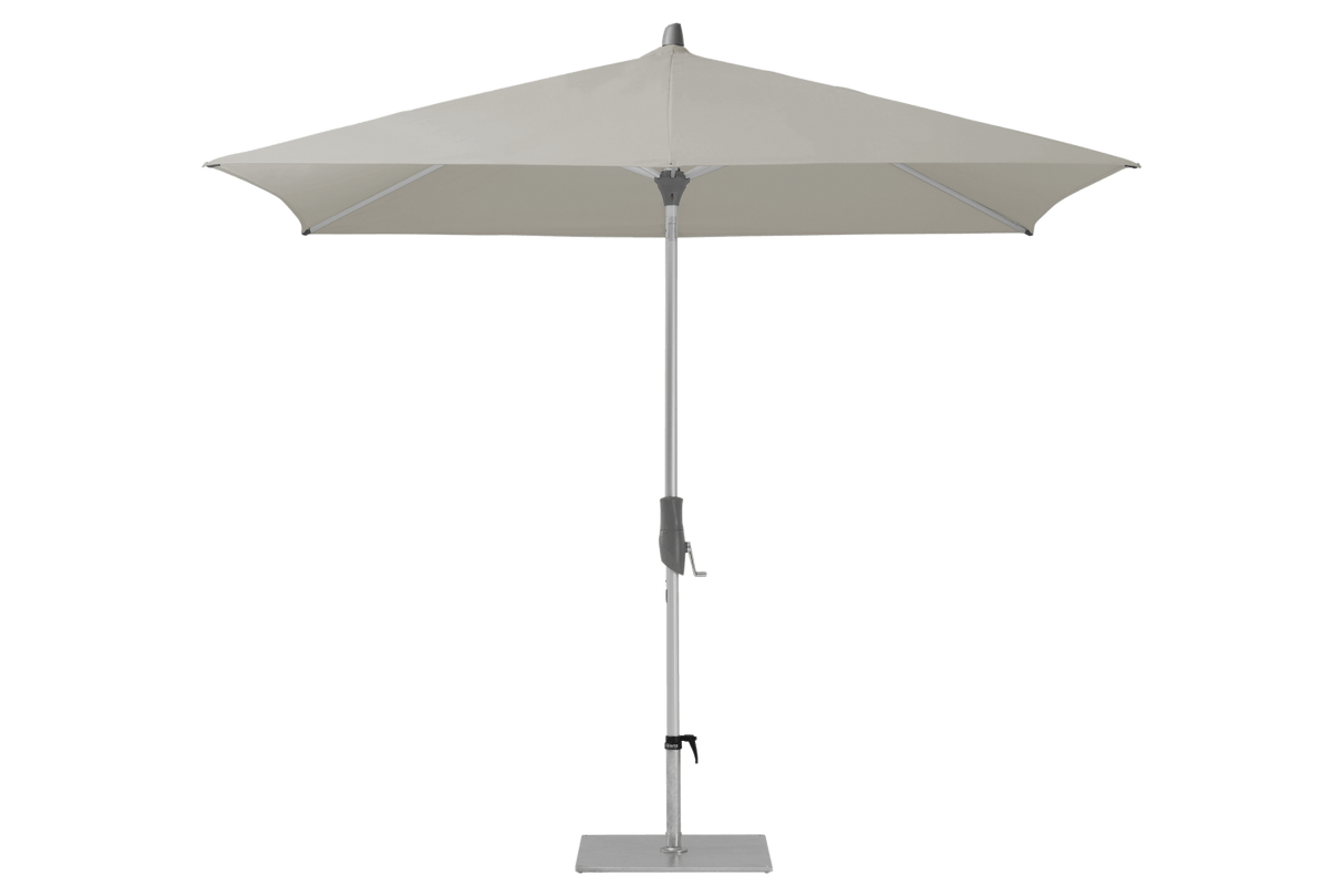Alu twist easy parasol med hejs 250 x 200 cm