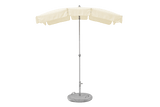 Siesta ensfarvet parasol med knæk 180 x 130 cm