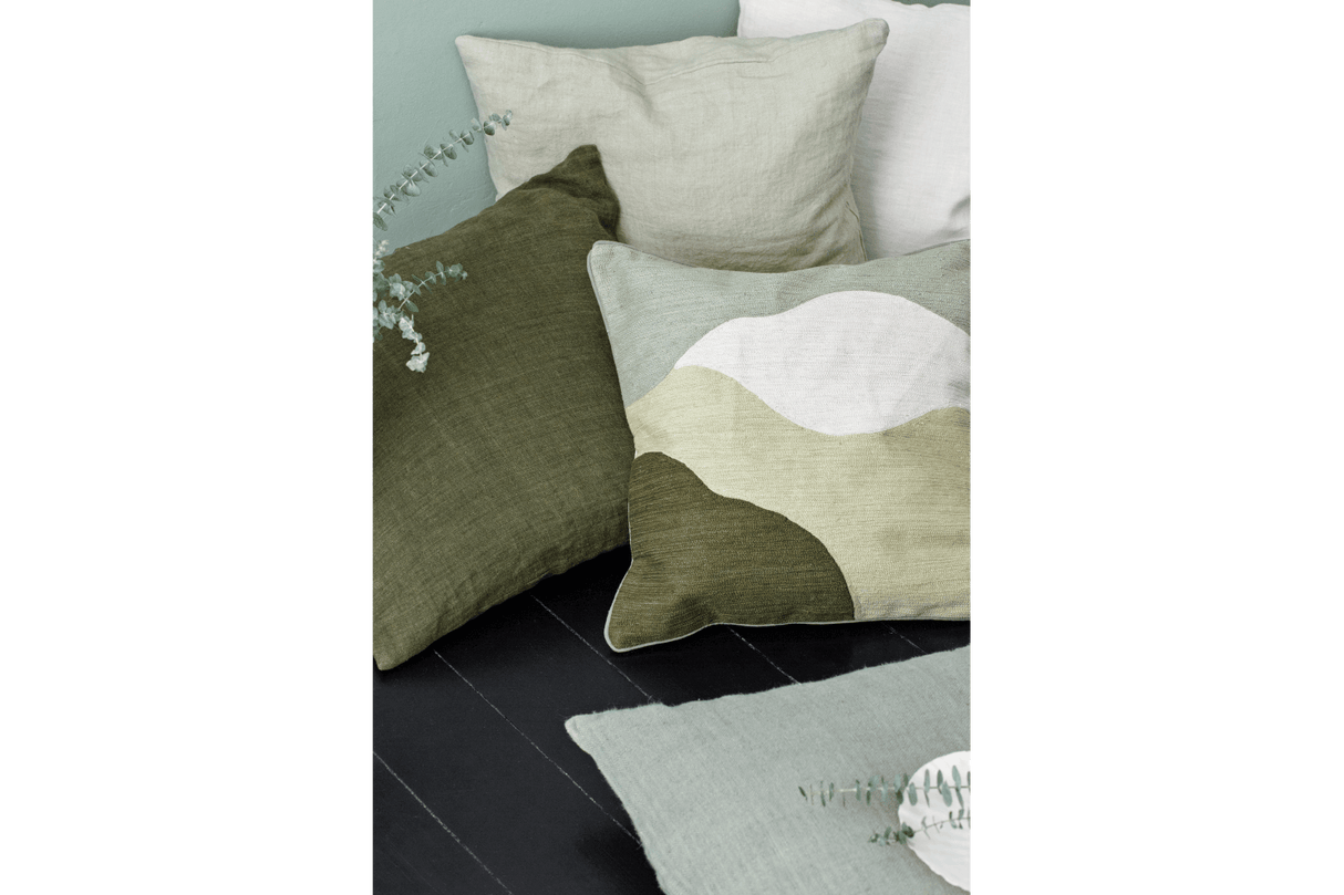 Army linen pudetræk 50 x 50 cm