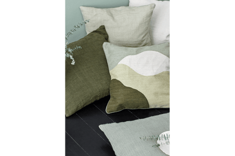 Army linen pudetræk 50 x 50 cm