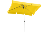 Locarno ensfarvet parasol med knæk 180 x 120 cm