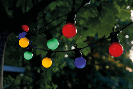 Lucas startsæt 10 kulørte pærer