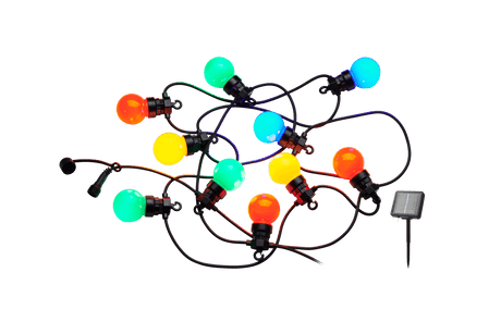 Lucas startsæt 10 kulørte pærer