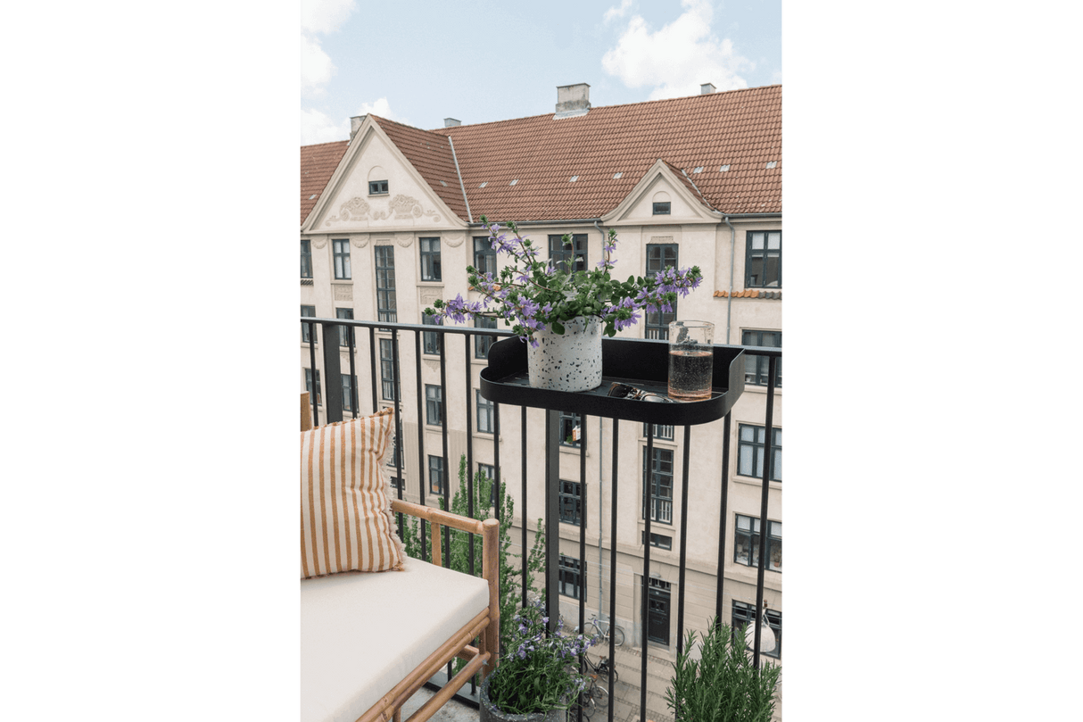 Mie metalhylde til gelænder 50 x 25 cm