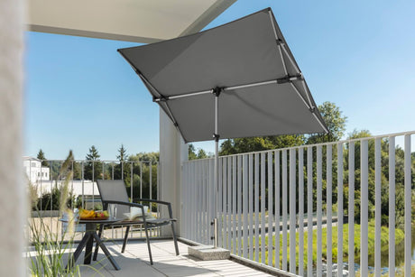 Novara ensfarvet parasol 190 x 140 cm