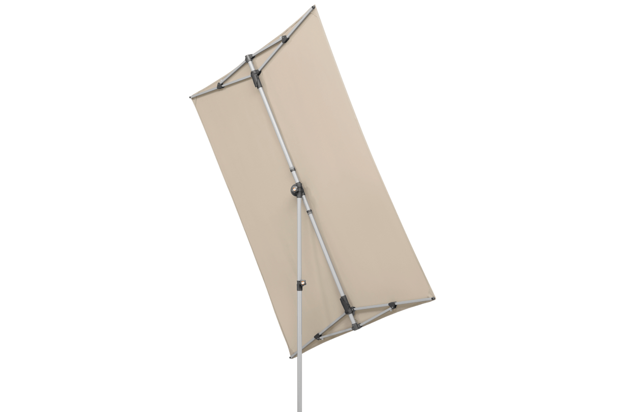 Novara ensfarvet parasol 190 x 140 cm
