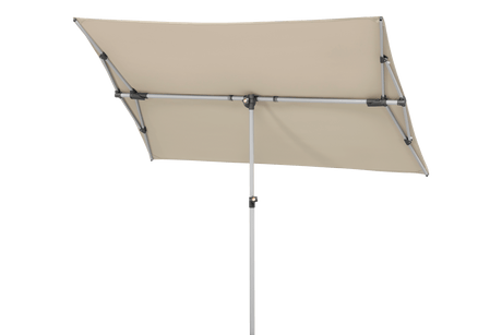 Novara ensfarvet parasol 190 x 140 cm