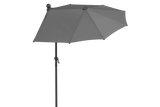 Salerno ensfarvet parasol med knæk 150 x 150 cm