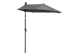 Salerno ensfarvet parasol med knæk 150 x 150 cm