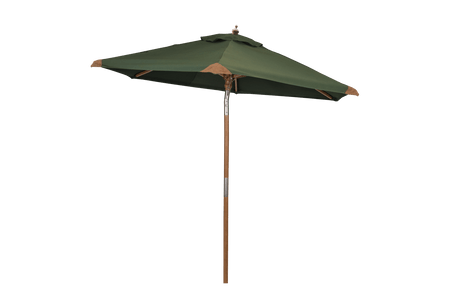 Parilla ensfarvet parasol med knæk Ø160 cm