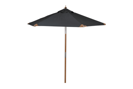 Parilla ensfarvet parasol med knæk Ø200 cm
