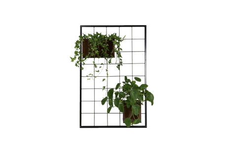 Rebekka kobber plantekasse til gitter 30 x 19 cm