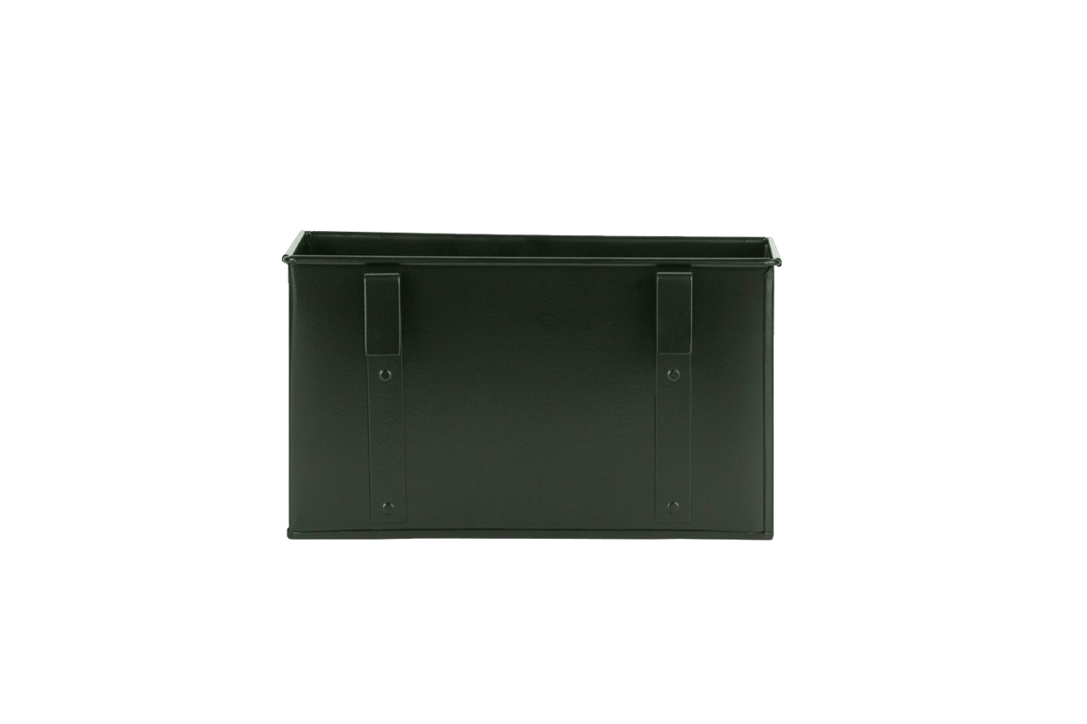 Rebekka grøn plantekasse til gitter 30 x 19 cm