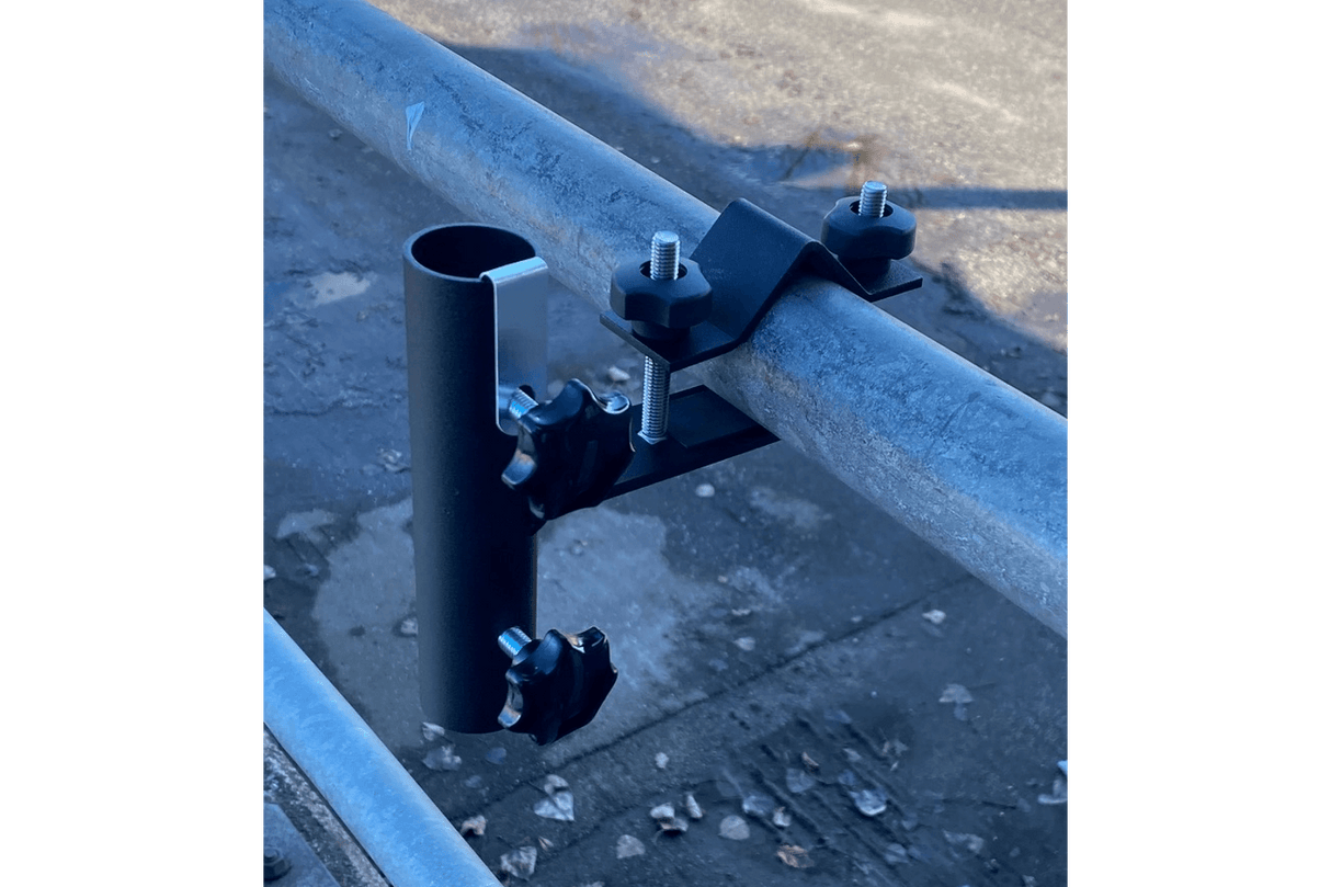 Rune parasolbeslag til rundt altangelænder