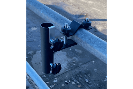 Rune parasolbeslag til rundt altangelænder