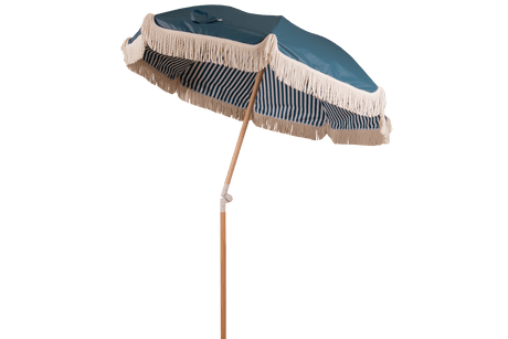 Sally dobbeltsidet parasol med knæk Ø155 / Ø180 cm