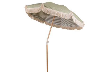 Sally dobbeltsidet parasol med knæk Ø155 / Ø180 cm