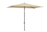 Sevilla ensfarvet parasol med justerbar højde 240 x 140 cm
