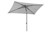 Sevilla ensfarvet parasol med justerbar højde 240 x 140 cm
