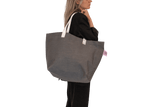 Shade shopper taske grå