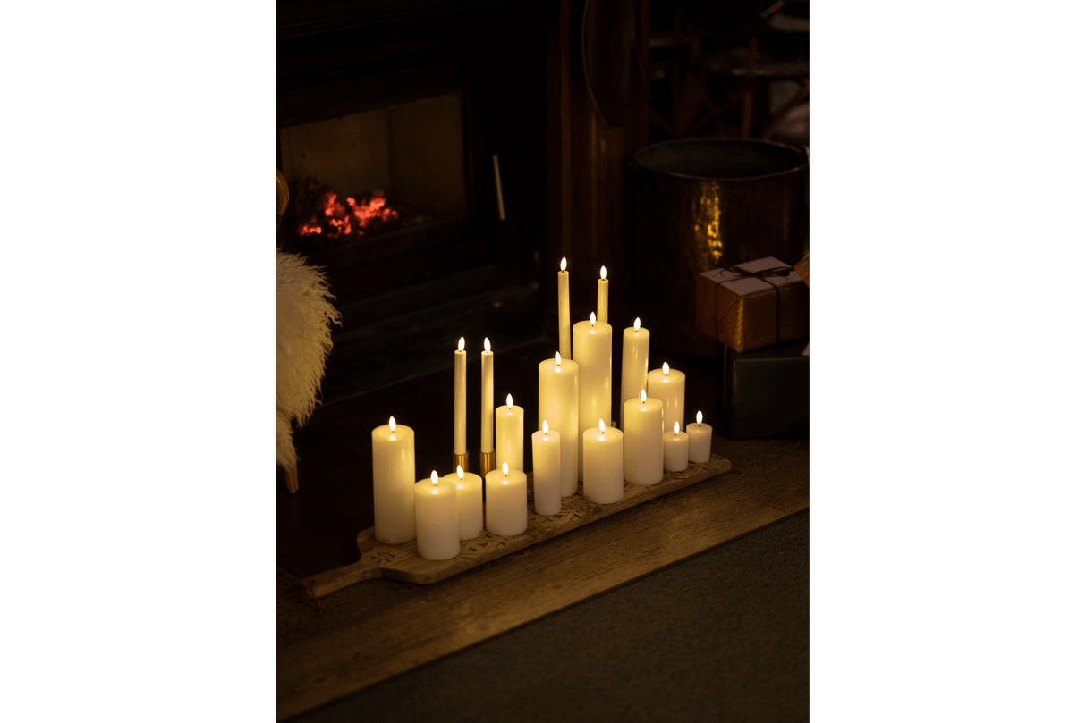 Sille genopladelig LED lys / flere størrelser Ø7,5 cm