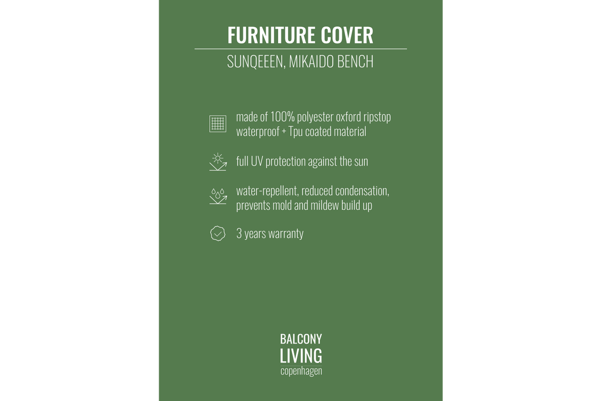 Solid møbelovertræk 110 x 45 x 87 cm